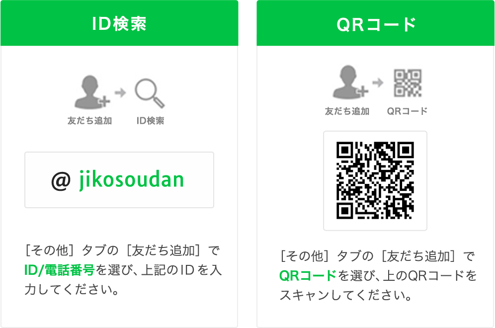 友だち登録方法